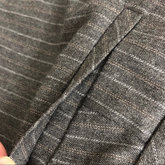 Semantiks Gray Pinstripe Trousers - Picture 6 of 7
